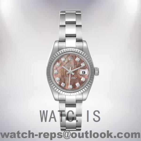 Rolex Datejust Ladies 179174 26mm Automatic Black Mother of Pearl Dial Watch - Image 2