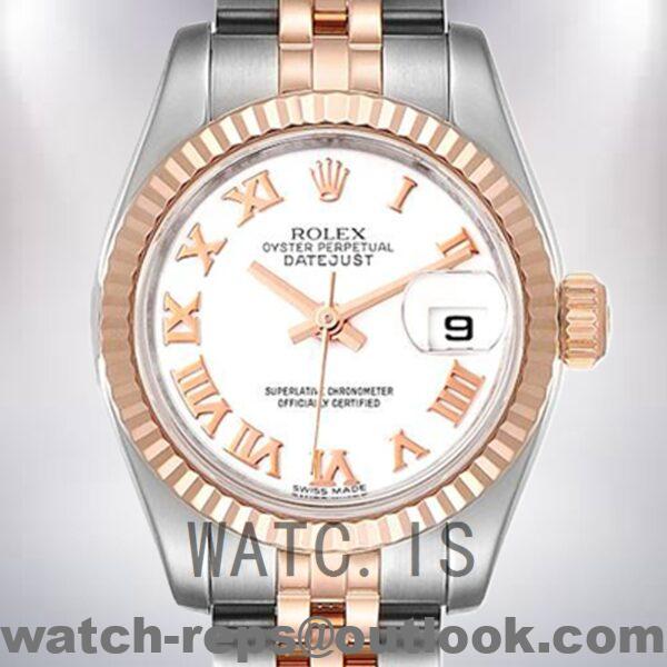 Rolex Datejust Ladies 26mm 179171 White Dial Watch