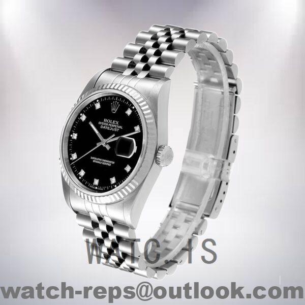 Rolex Datejust 16234BKDJ 36mm Men's Silver-tone Watch - Image 3