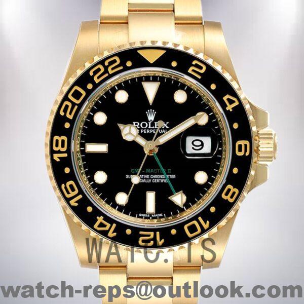 Rolex Gmt-Master 40mm Men's 116718-LN-78208 Oyster Bracelet Black Dial Watch