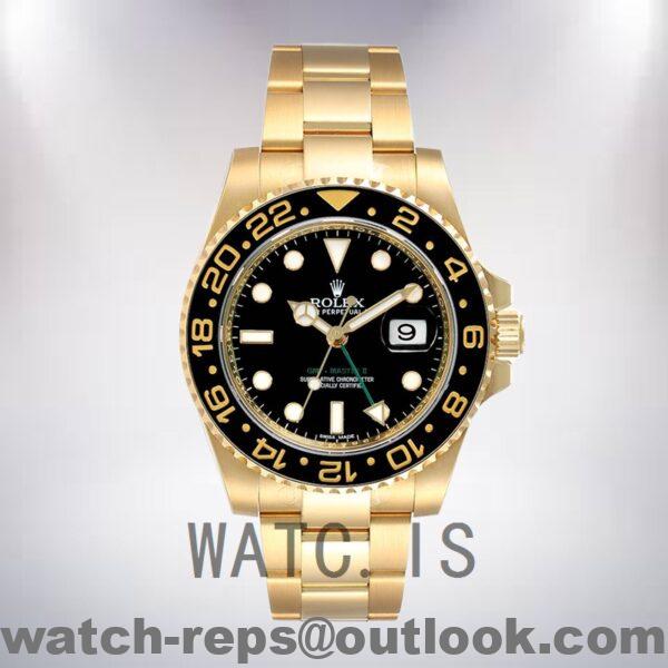 Rolex Gmt-Master 40mm Men's 116718-LN-78208 Oyster Bracelet Black Dial Watch - Image 2