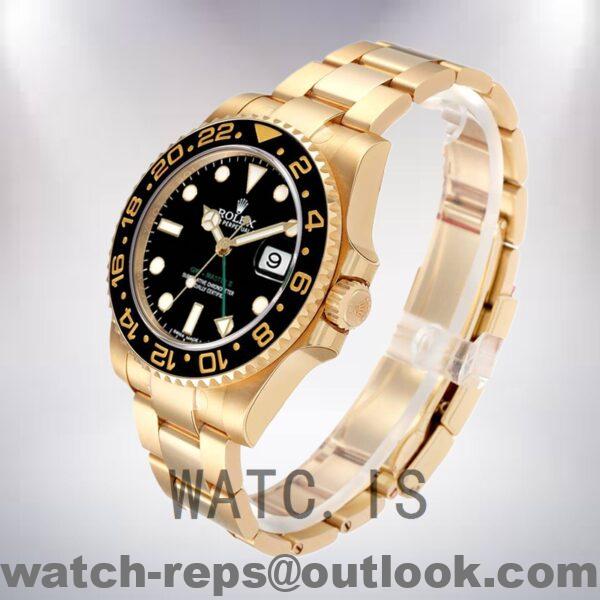 Rolex Gmt-Master 40mm Men's 116718-LN-78208 Oyster Bracelet Black Dial Watch - Image 3