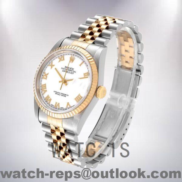 Rolex Datejust 36mm 16233WRJ Men's Silver-tone Watch - Image 3