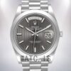 Rolex Day-Date Men's 40mm m228206-0011 Dark Rhodium Dial Watch