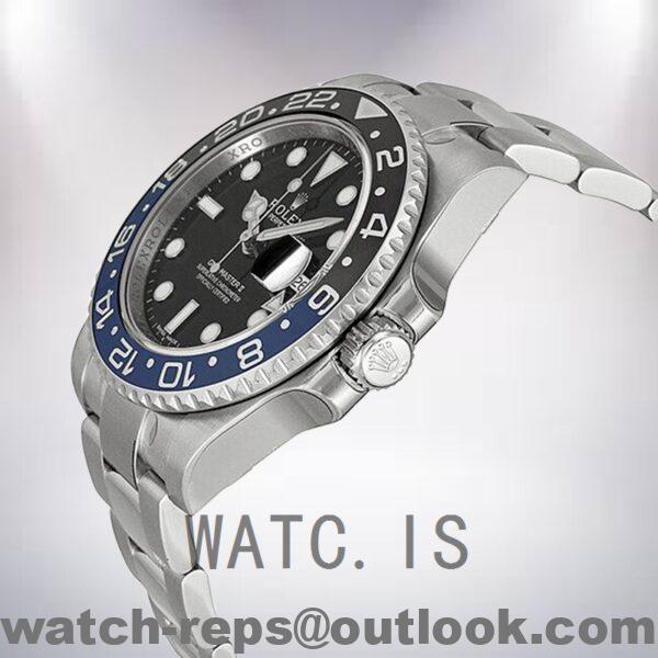 Rolex Gmt Master Ii 40mm Men's 116710BLNR-78200 Oyster Bracelet Black Dial Watch - Image 3
