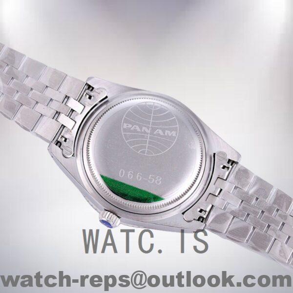 Rolex GMT-Master Men's 40mm 6542 Silver-tone Brown Dial Watch - Image 3
