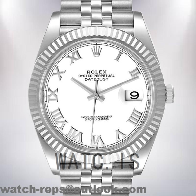 Rolex Datejust 41mm Men’s 126334WRO White Dial Automatic Watch 3