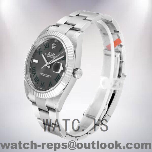 Rolex Datejust 41mm m126334-0021 Men's Oyster Bracelet Watch - Image 3
