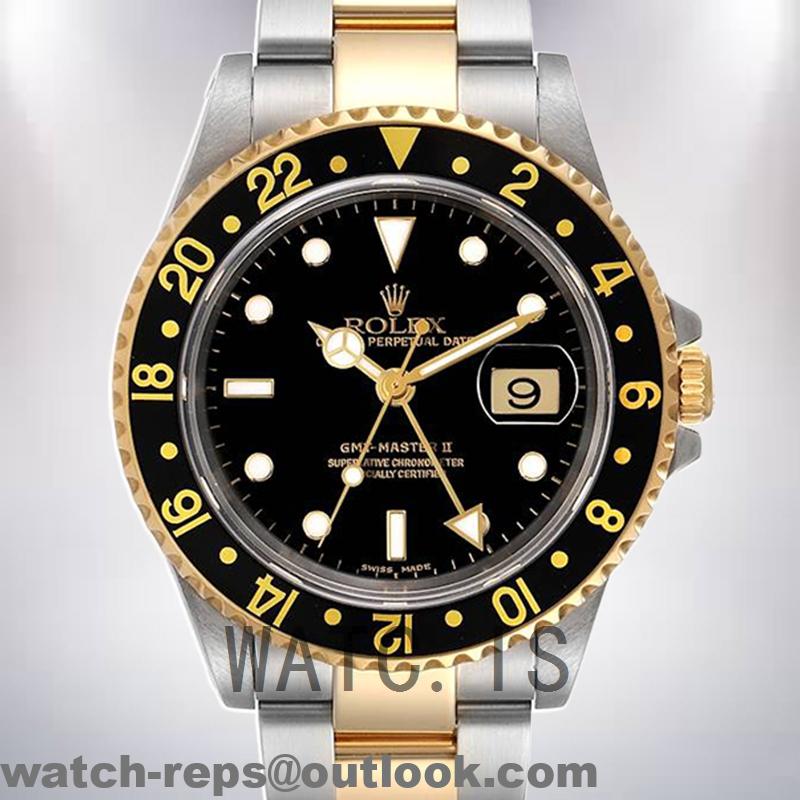 Rolex Gmt Master 40mm 16713BNSJ Men’s Gold-tone Jubilee Bracelet Watch 3