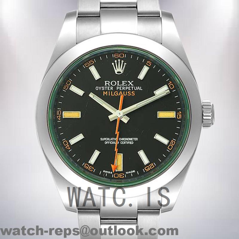 Rolex Milgauss Men’s m116400gv-0002 40mm Automatic Oyster Bracelet Watch 2