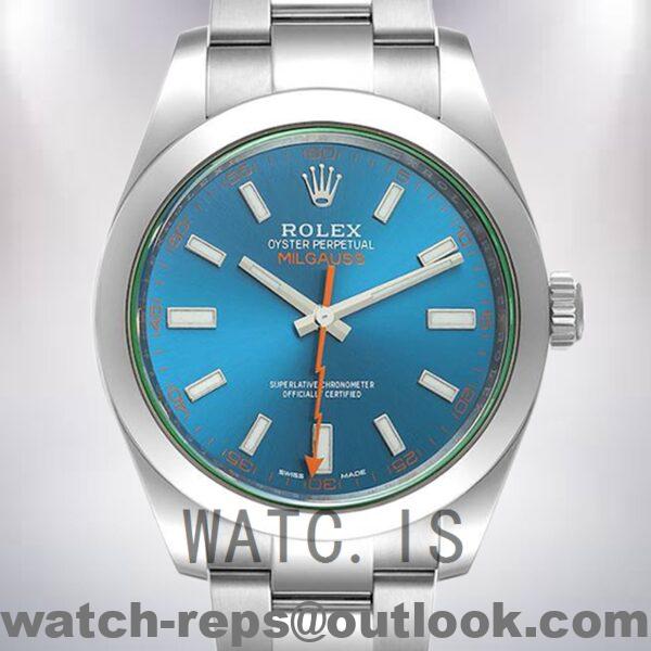 Rolex Milgauss Men’s m116400gv-0002 40mm Automatic Oyster Bracelet Watch 4