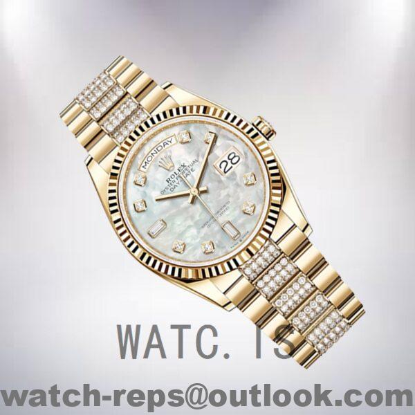 Rolex Day-Date m128238-0032 Men's 36mm Automatic President Bracelet Watch - Image 3