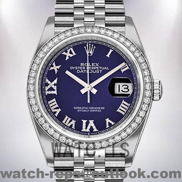 Rolex Datejust m126284rbr-0013 36mm Ladies Automatic Watch