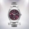 Rolex Oyster Perpetual m114300-0002 41mm Unisex Oyster Bracelet Red Grape Dial Watch - Image 2