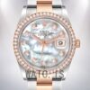 Rolex Datejust m126281rbr-0010 36mm Men's Oyster Bracelet Watch