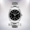 Rolex Oyster Perpetual m114300-0002 Unisex 41mm Black Dial Silver-tone Watch - Image 2