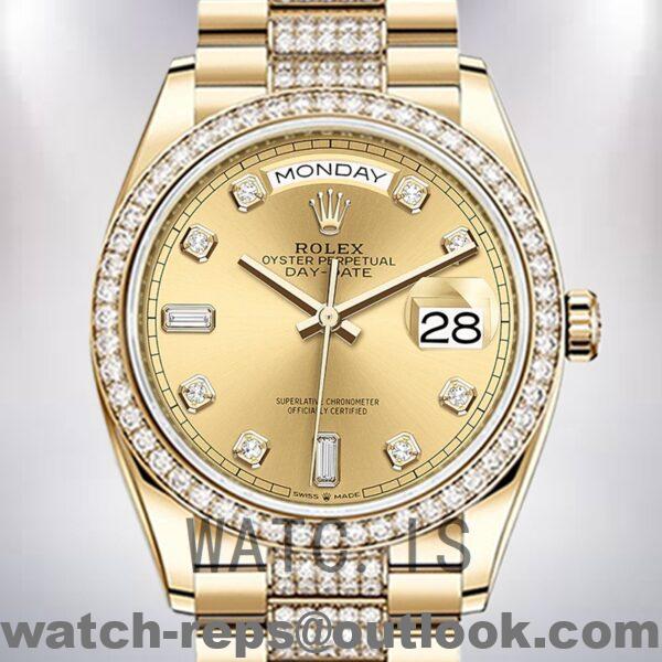 Rolex Day-Date Men's m128348rbr-0010 36mm Automatic Watch