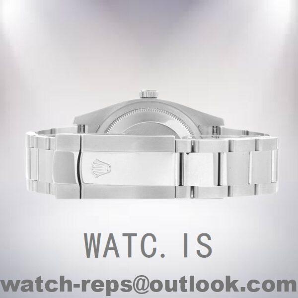 Rolex Oyster Perpetual Date 15000 Men's 36mm White Dial Silver-tone Watch - Image 4