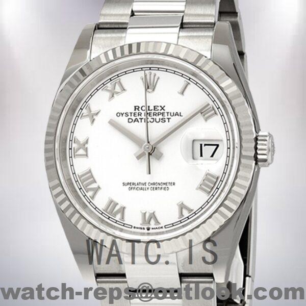 Rolex Datejust Men's 36mm 126234WRO White Dial Watch