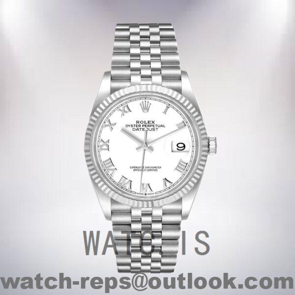 Rolex Datejust 126234WRJ 36mm Men's White Dial Watch - Image 2