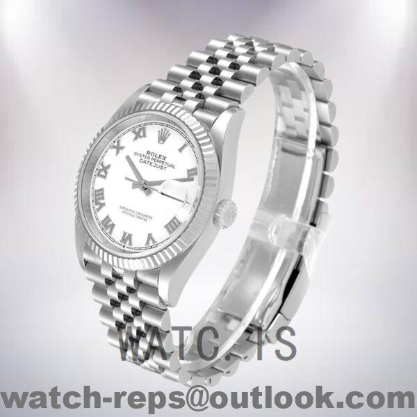 Rolex Datejust 126234WRJ 36mm Men's White Dial Watch - Image 3