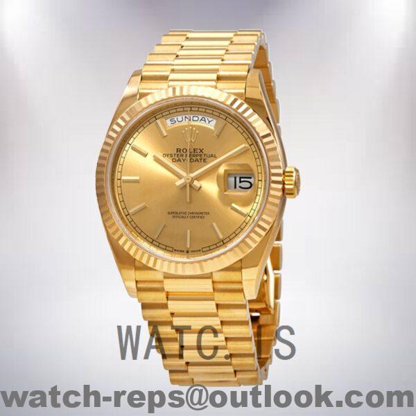 Rolex Day-date Unisex m128238-0045 36mm Champagne Dial Watch - Image 2