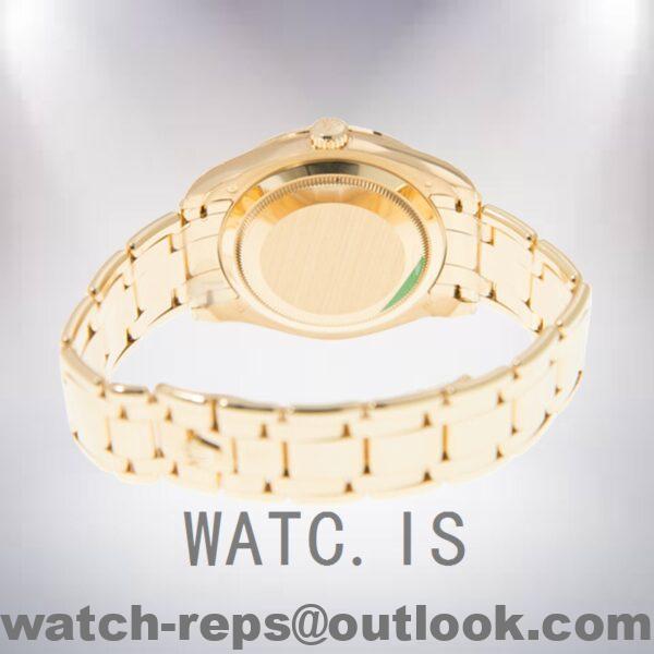 Rolex Pearlmaster 86348SABLV-42748 Ladies 31mm Green Dial Automatic Watch - Image 4