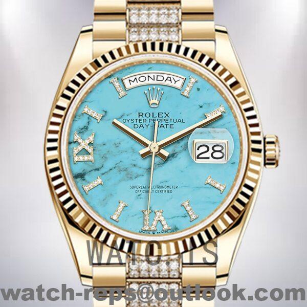 Rolex Day-Date m128238-0072 Men's 36mm President Bracelet Watch