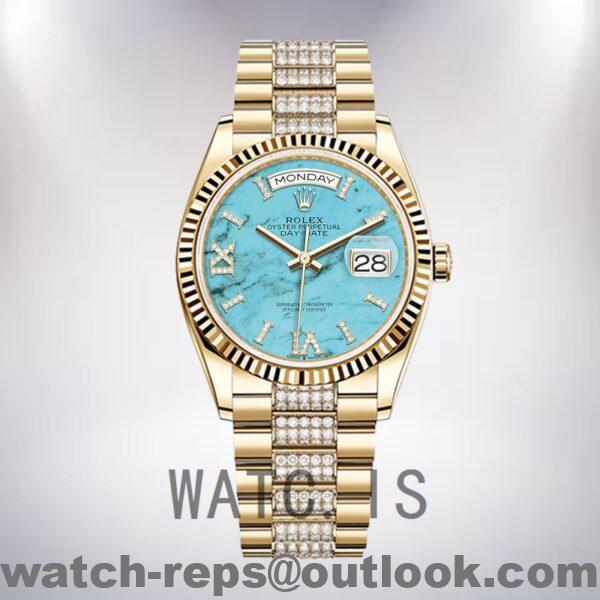 Rolex Day-Date m128238-0072 Men's 36mm President Bracelet Watch - Image 2