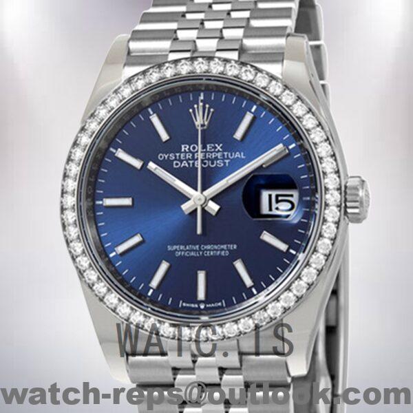 Rolex Datejust 36mm m126284rbr-0009 Ladies Automatic Watch