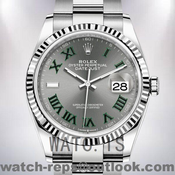 Rolex Datejust 36mm Men's m126234-0046 Wimbledon Dial Automatic Watch