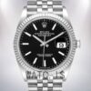 Rolex Datejust 126234BKSJ 36mm Men's Jubilee Bracelet Black Dial Watch
