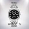 Rolex Datejust 126234BKSJ 36mm Men's Jubilee Bracelet Black Dial Watch - Image 2