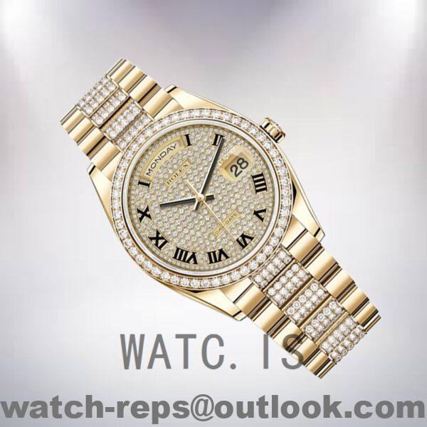 Rolex Day-Date m118348-0013 36mm Men's Gold-tone Watch - Image 3