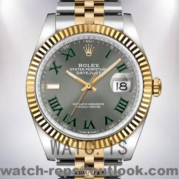 Rolex Datejust 36mm m126233-0035 Men's Silver-tone Automatic Watch