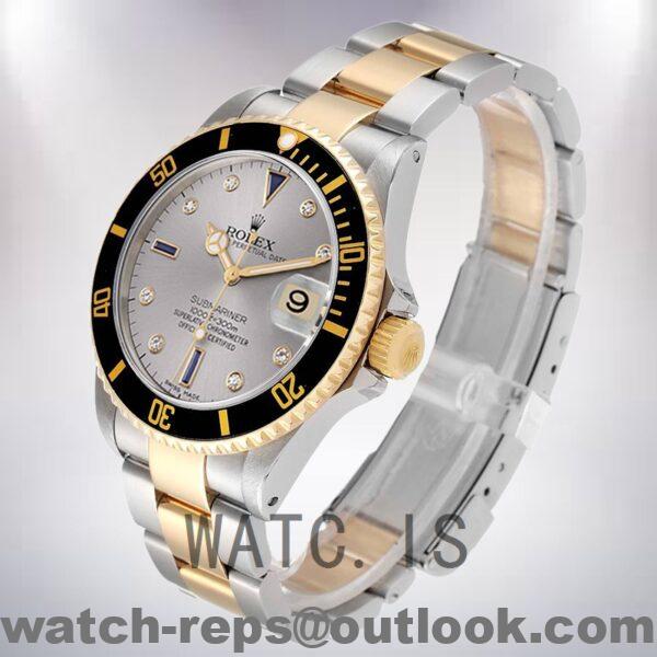 Rolex Submariner Men’s 40mm 16613 Oyster Bracelet Watch 6