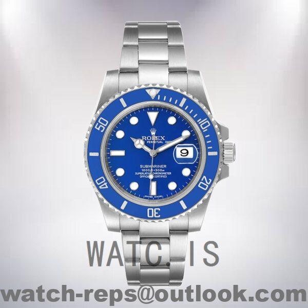 Rolex Submariner 40mm 116619LB-97209 Men's Blue Dial Automatic Watch - Image 2