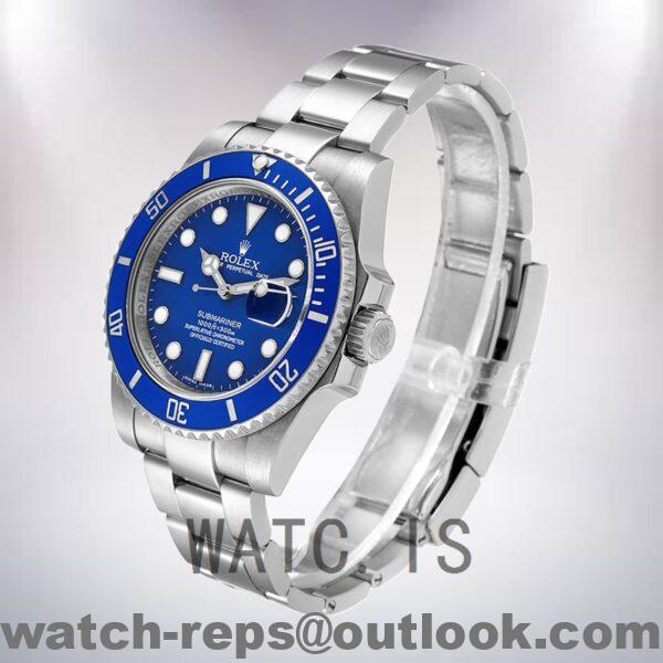 Rolex Submariner 40mm 116619LB-97209 Men's Blue Dial Automatic Watch - Image 3