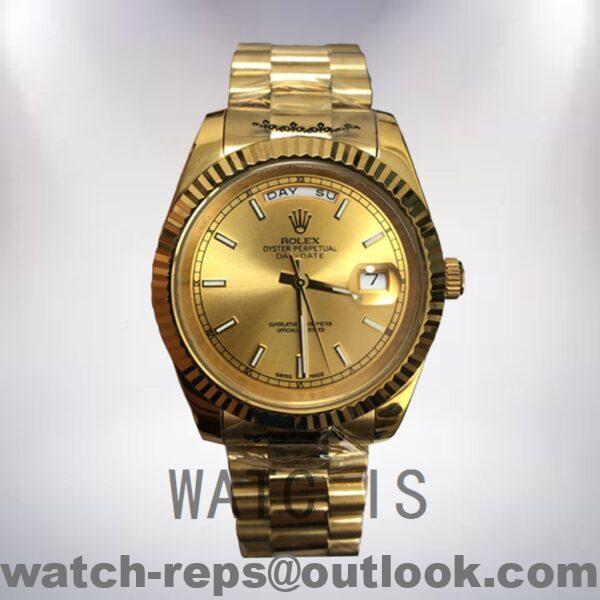 Rolex Day-Date 118238CSP Men's 36mm Automatic Jubilee Bracelet Watch - Image 4