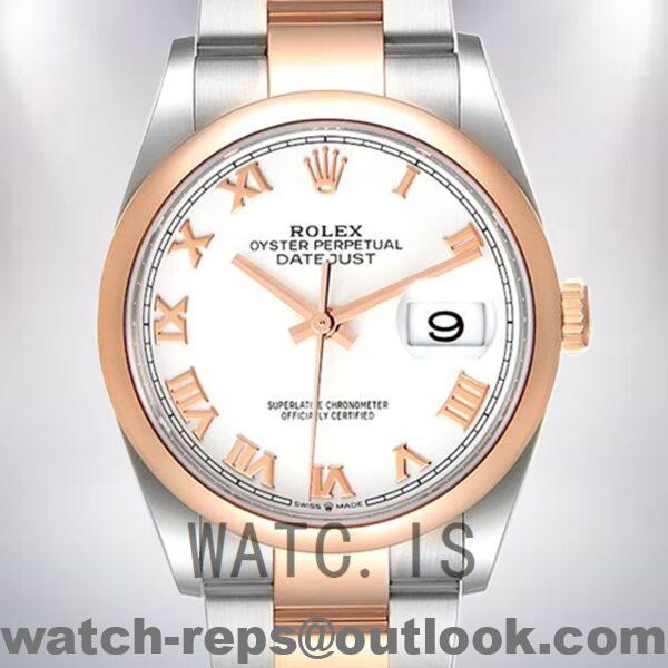 Rolex Datejust Men's 36mm m126201-0016 Oyster Bracelet Watch