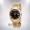Rolex Day-Date Ladies 118238BKDRP 36mm Automatic Jubilee Bracelet Watch - Image 2