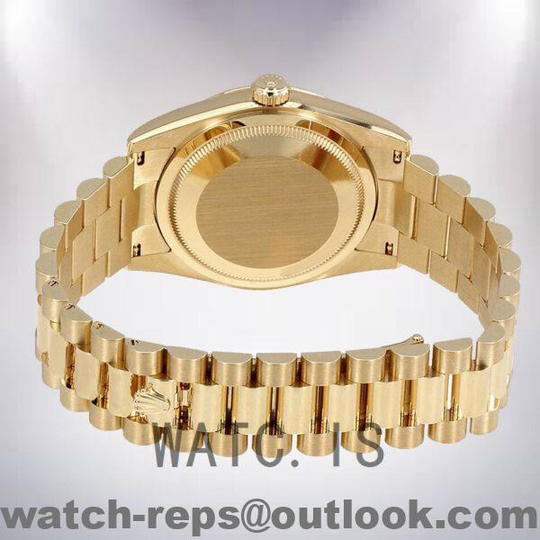 Rolex Day-Date Ladies 118238BKDRP 36mm Automatic Jubilee Bracelet Watch - Image 4