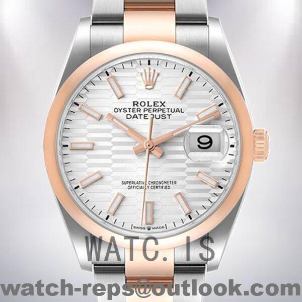 Rolex Datejust 36mm Men's m126201-0034 Oyster Bracelet Watch