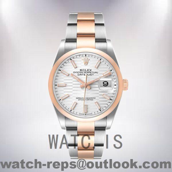Rolex Datejust 36mm Men's m126201-0034 Oyster Bracelet Watch - Image 2