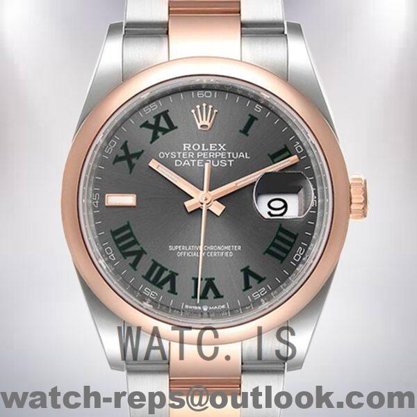 Rolex Datejust m126201-003 36mm Men's Silver-tone Watch