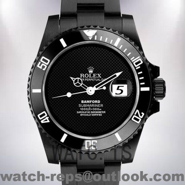 Rolex Submariner Bamford 40mm Men’s Automatic Black Dial Watch 4