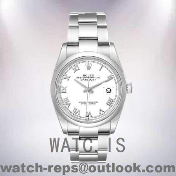 Rolex Datejust 36mm Men's m126200-0008 Silver-tone Oyster Bracelet Watch - Image 2