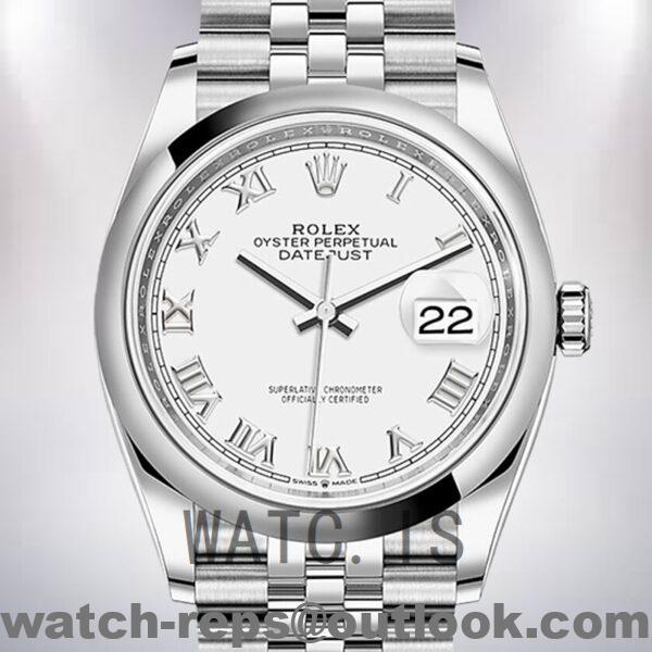 Rolex Datejust 36mm Men's m126200-0007 Jubilee Bracelet Watch