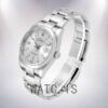 Rolex Datejust m126200-0002 Men's 36mm Silver Floral Dial Watch - Image 3