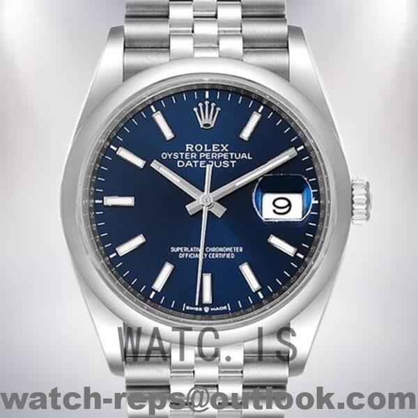 Rolex Datejust Men's 36mm m126200-0005 Automatic Silver-tone Watch